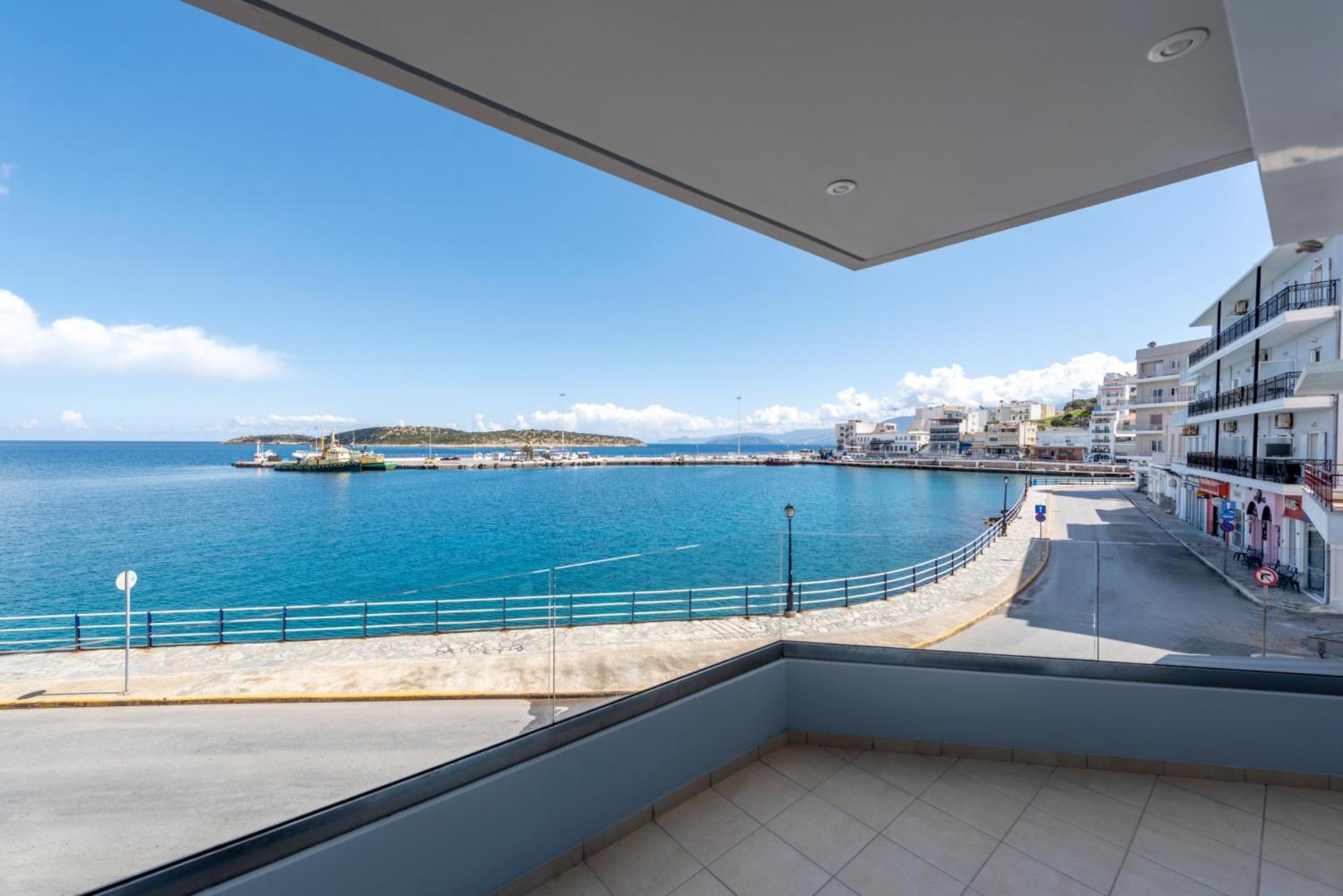Sea View Bliss 2Br Agios Getaway Daire Ayos Nikolaos Dış mekan fotoğraf