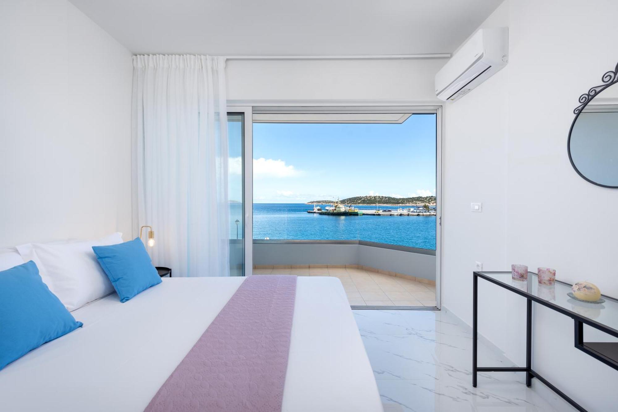 Sea View Bliss 2Br Agios Getaway Daire Ayos Nikolaos Dış mekan fotoğraf