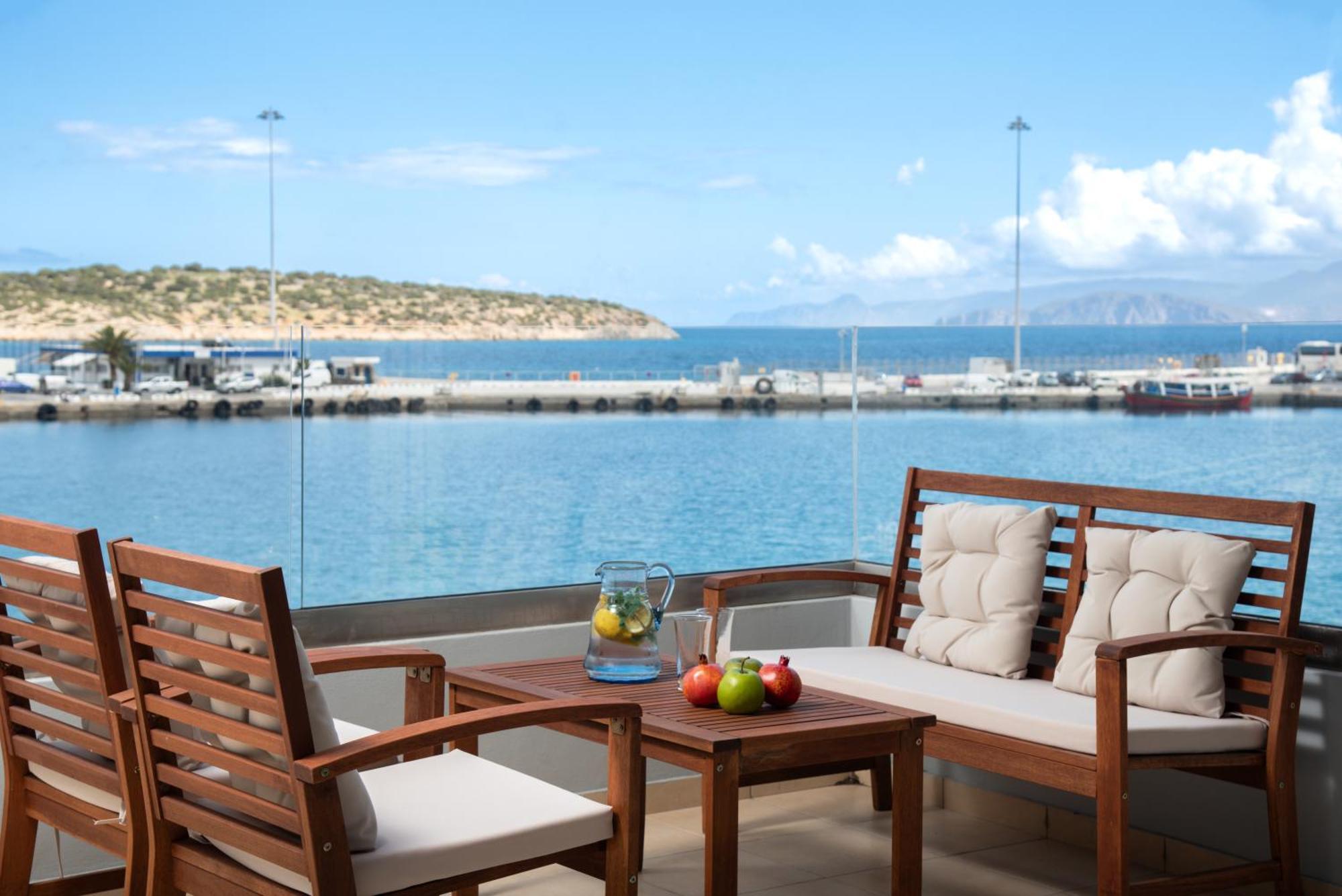 Sea View Bliss 2Br Agios Getaway Daire Ayos Nikolaos Dış mekan fotoğraf