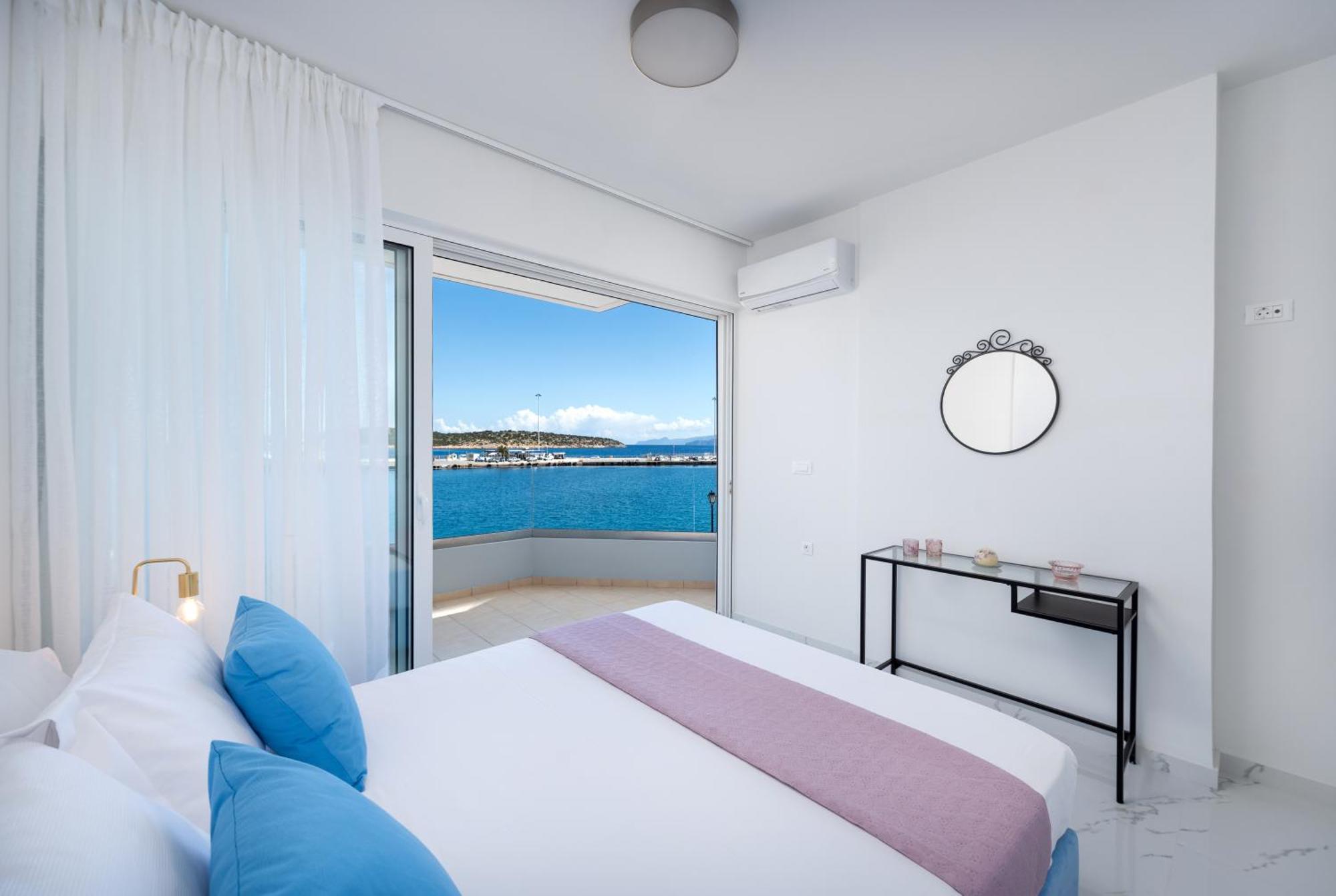 Sea View Bliss 2Br Agios Getaway Daire Ayos Nikolaos Dış mekan fotoğraf